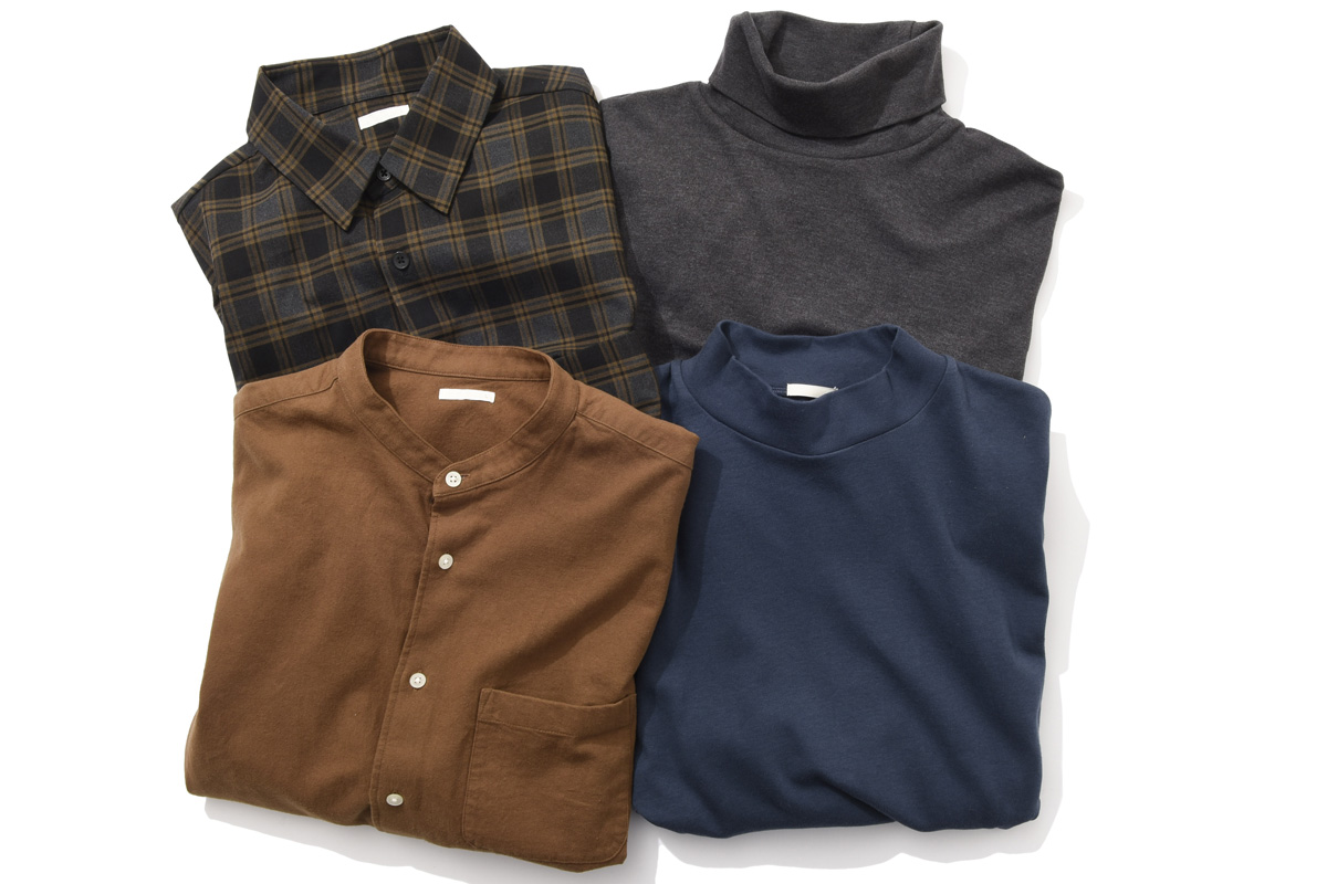 重ね着に便利 Guの優秀トップス４枚 ファッション Fineboys Online