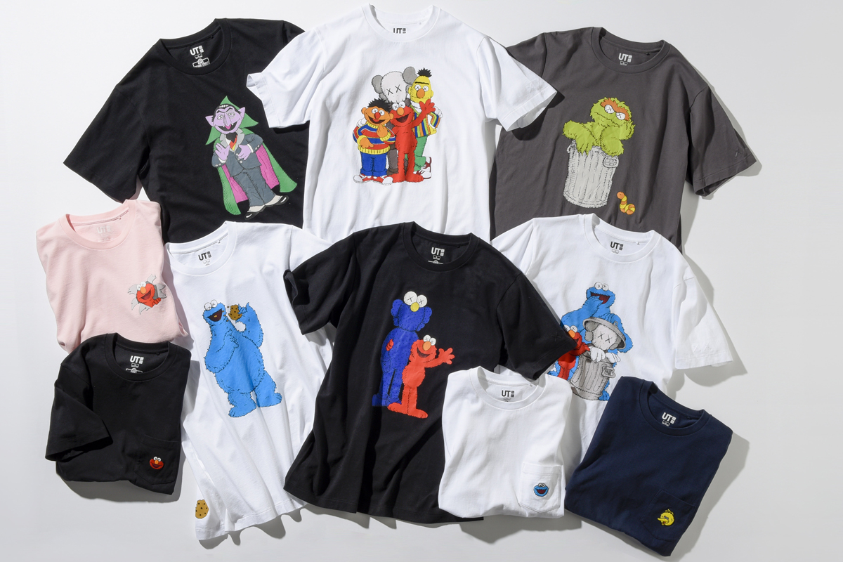 差 がつく注目アイテム おしえます Vol 4大人気 ユニクロのut Kaws カウズ Sesame Street セサミストリート 全型見せます ファッション Fineboys Online