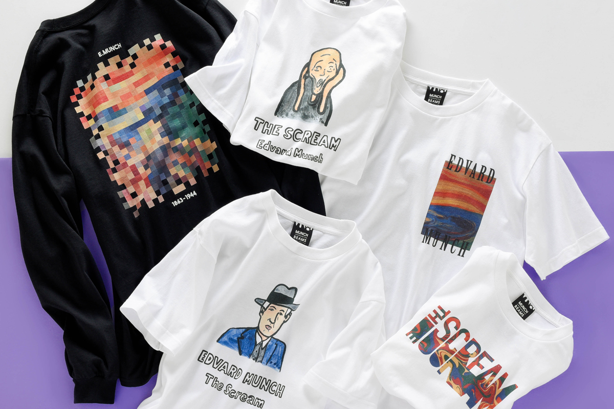 ビームス ムンク展 のアートなtシャツがかわいい ファッション Fineboys Online